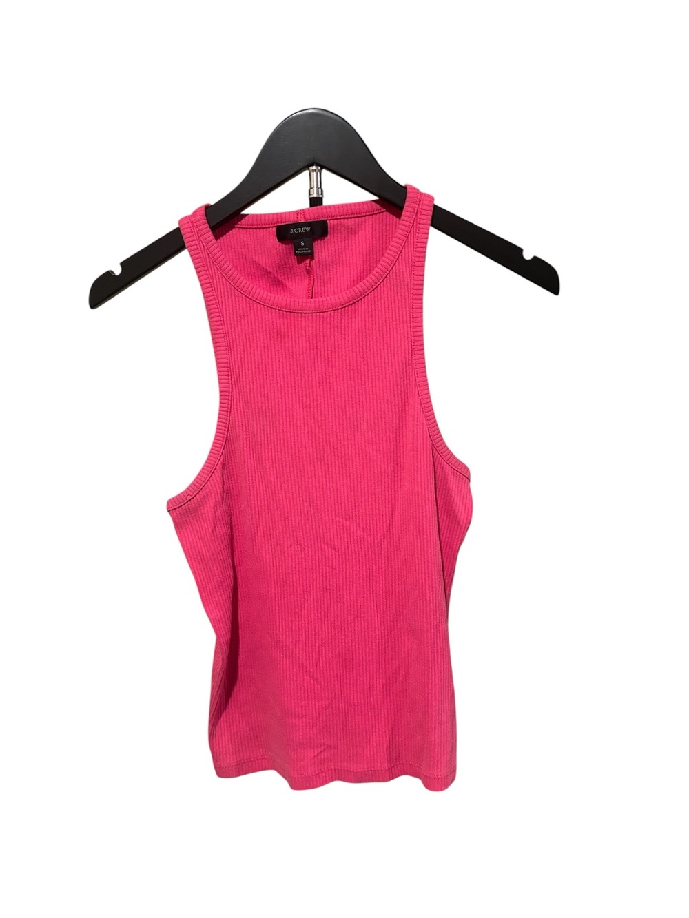 J. Crew Hot Pink Ribbed Tank